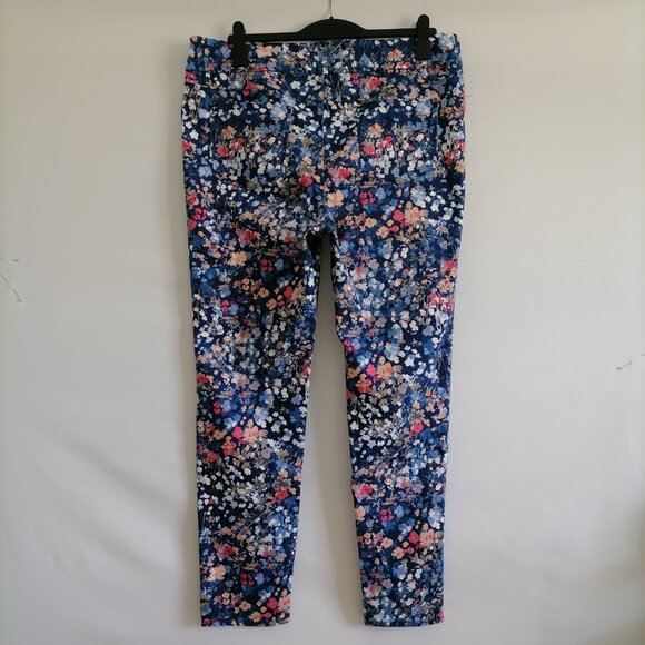 Chico's Womens Multicolor Pull-On Floral Stretch Skinny Leg Jegging Size 3 US 16 - Picture 4 of 7